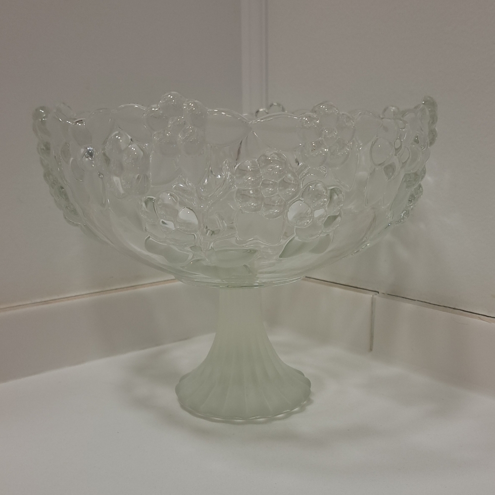 Glass Pedestal Bowl